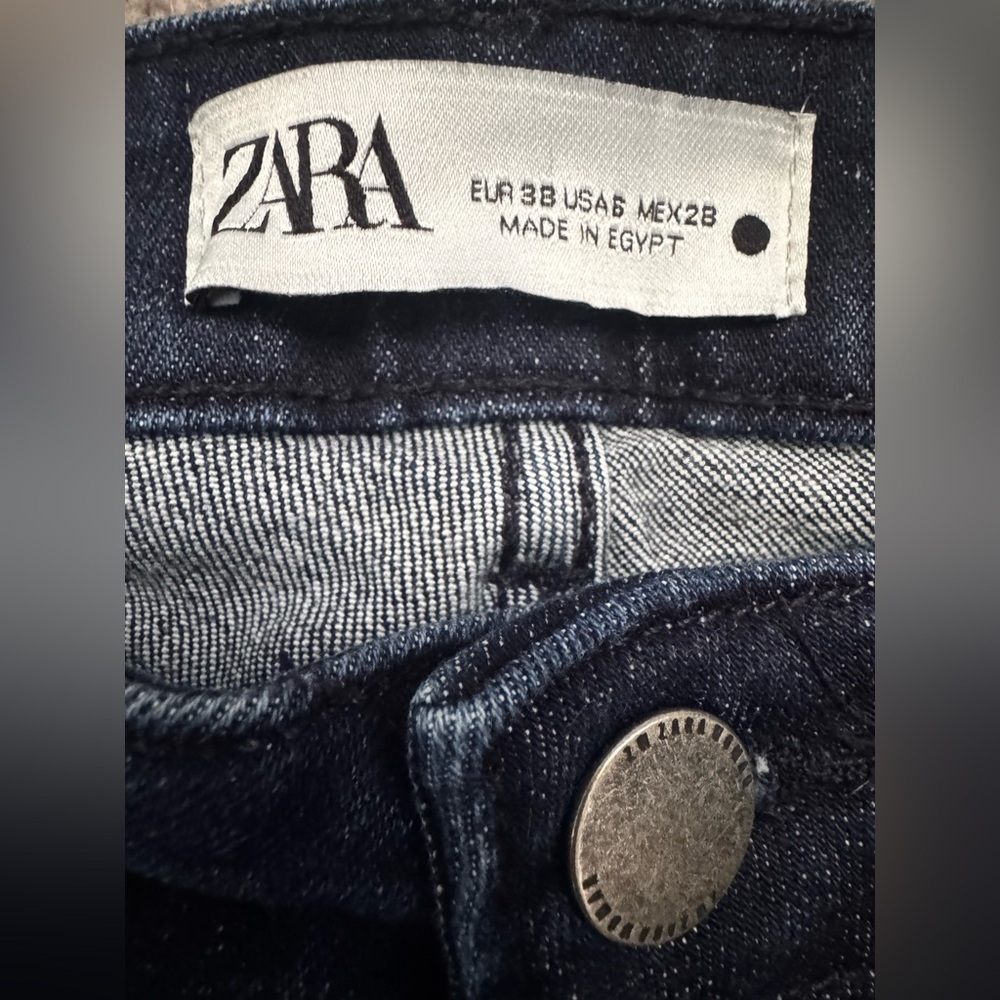 👖 ZARA Woman ZW Mid Waist Skinny Jeans | Size 6 (US 38 EUR) - Picture 6 of 7